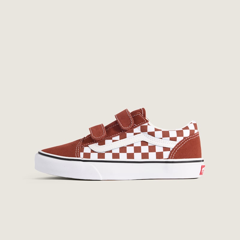 키즈 올드스쿨 벨크로 컬러 띠어리 체커보드