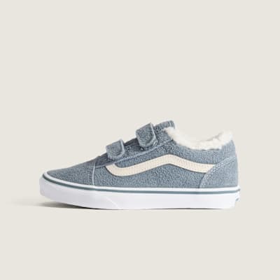 키즈 올드스쿨 벨크로 스웨이드 파일 플리스