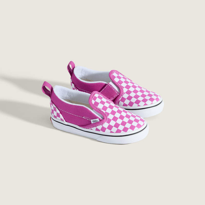 토들러 슬립온 벨크로 컬러 띠어리 체커보드