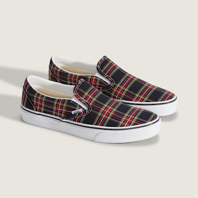 클래식 슬립온 플래드 체크