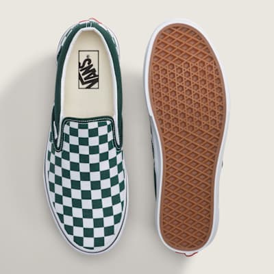 클래식 슬립온 컬러 띠어리 체커보드