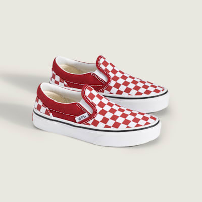 키즈 클래식 슬립온 체커보드