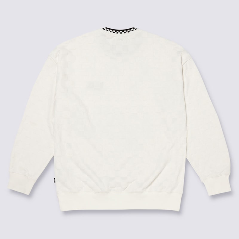 자카드 체커 크루 플리스