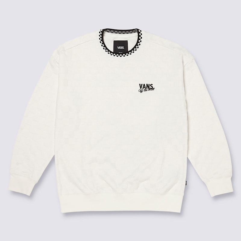 자카드 체커 크루 플리스