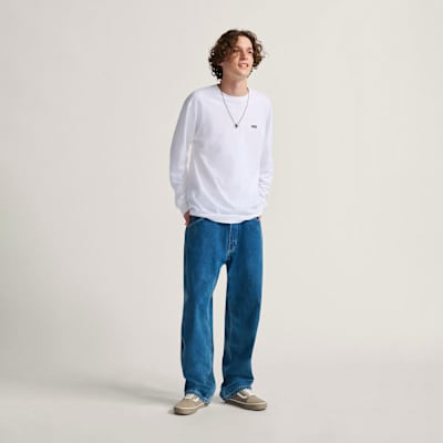 스케이트 체크-5 루즈 데님 팬츠