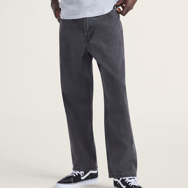 스케이트 체크-5 루즈 데님 팬츠