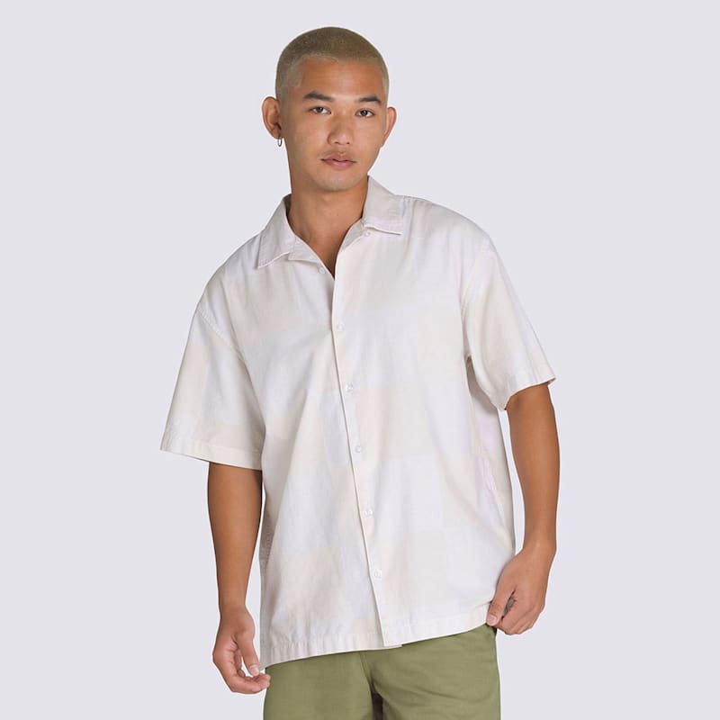 케슬러 우븐 반소매 셔츠 체커보드