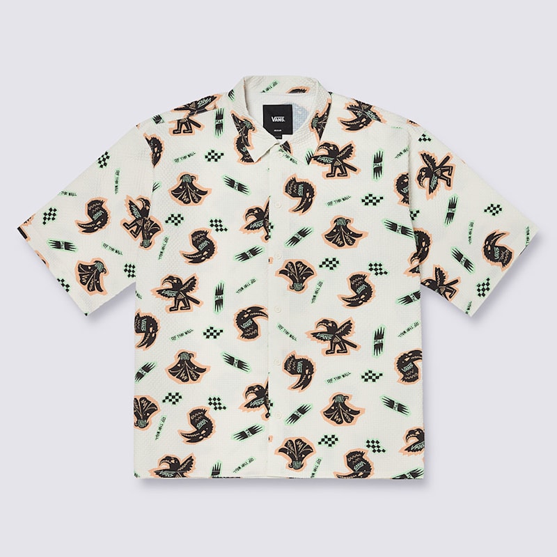 펑키 애니멀 반소매 셔츠