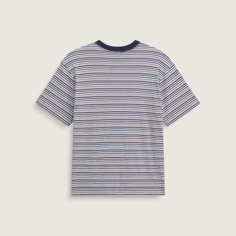 카메론 스트라이프 반소매 니트