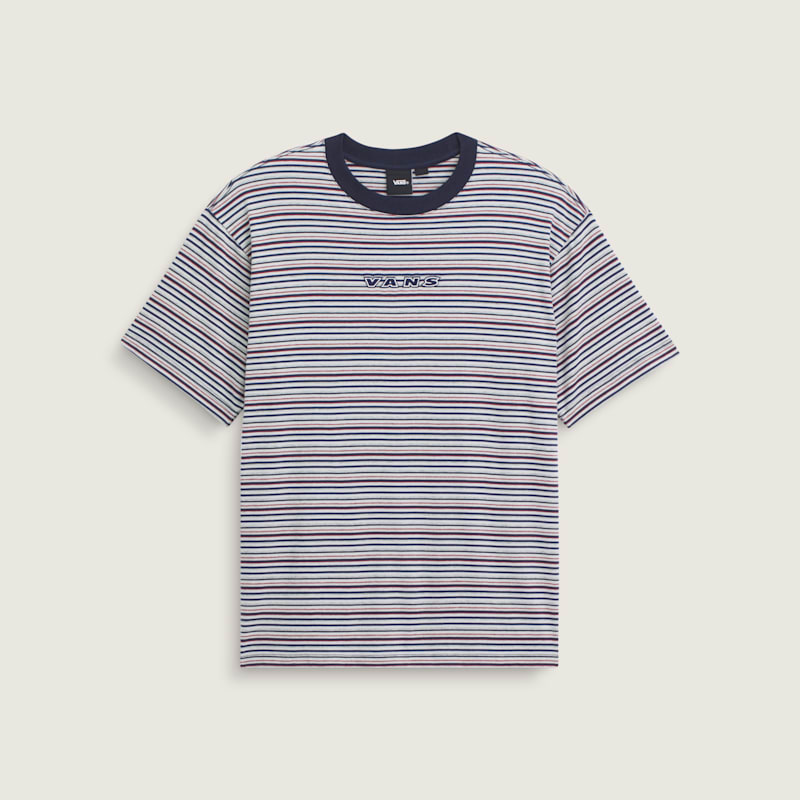 카메론 스트라이프 반소매 니트