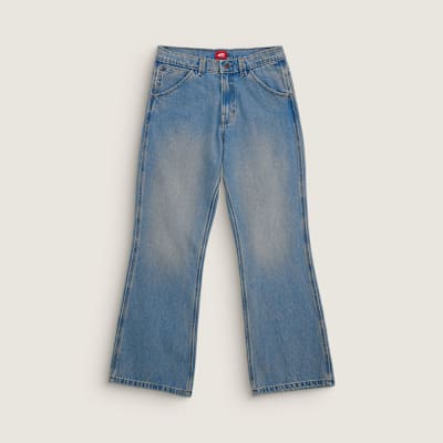 스케이트 루즈 부츠컷 데님 팬츠