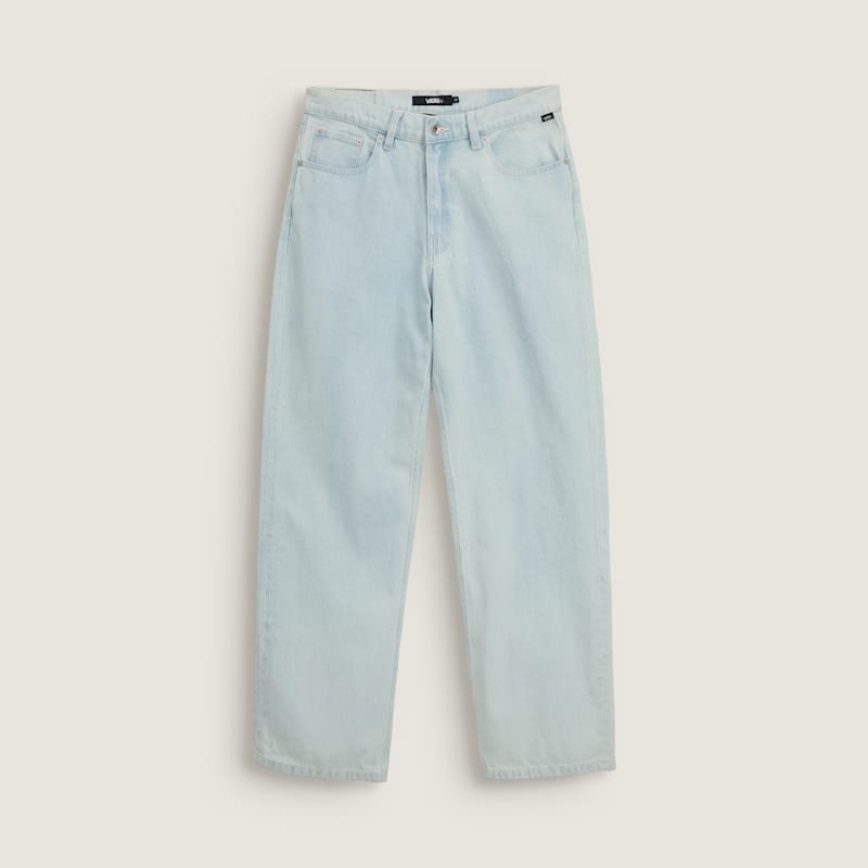 체크-5 루즈 데님 팬츠