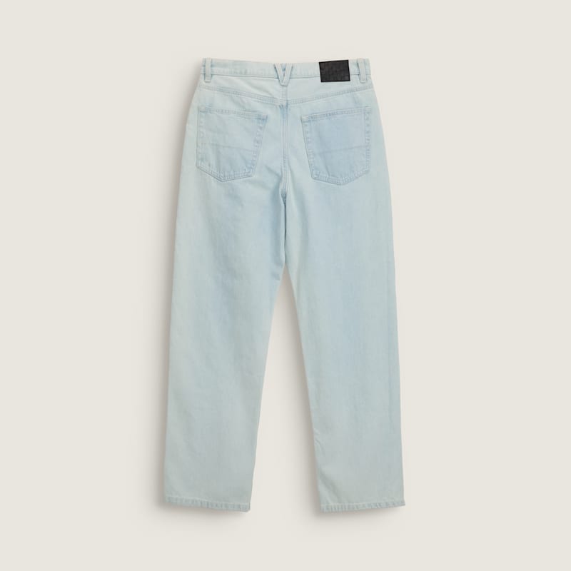 체크-5 루즈 데님 팬츠