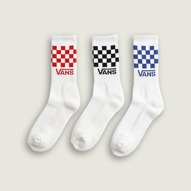 클래식 체크 크루 삭스