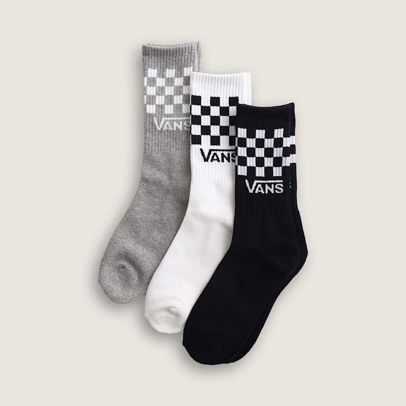 클래식 체크 크루 삭스