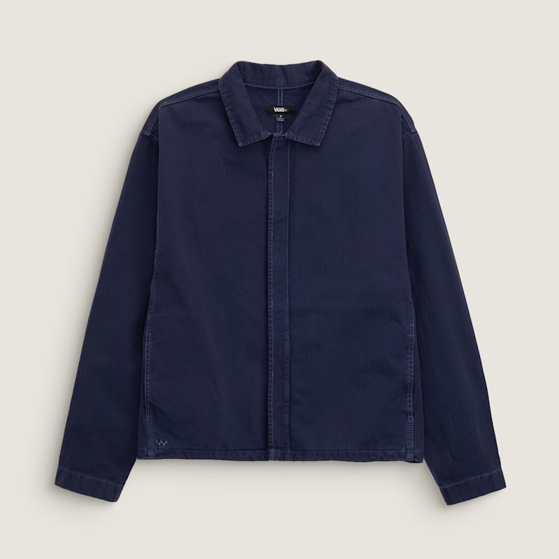 반스 프리미엄 워시드 오버다이 긴소매 우븐 셔츠