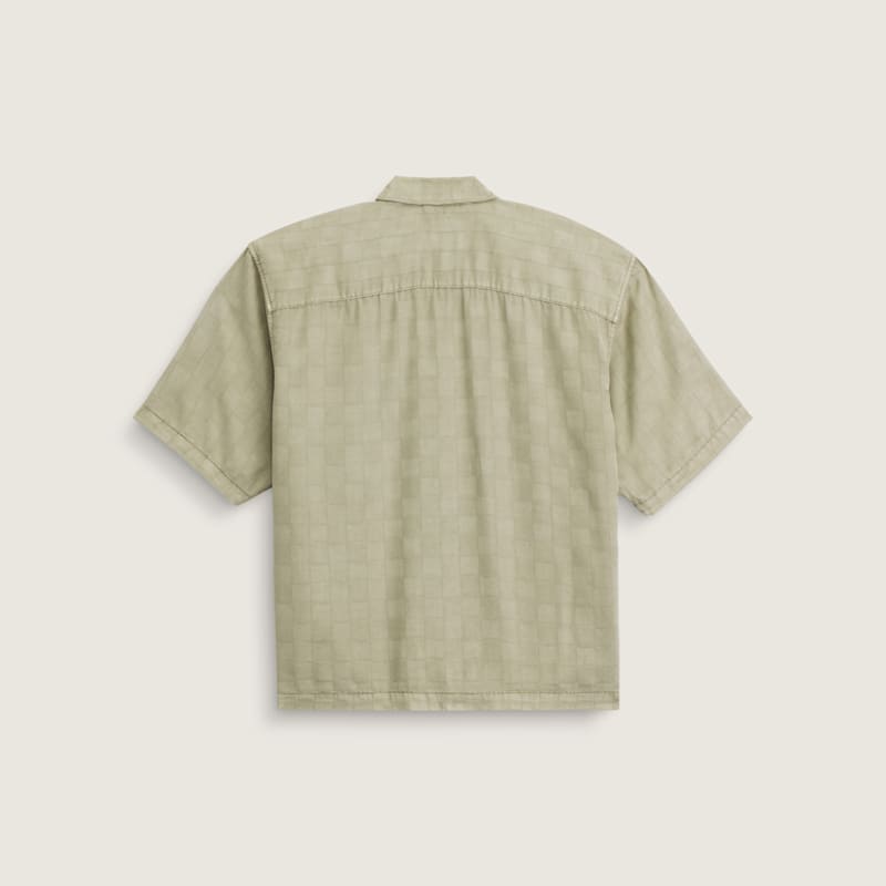 반 도렌 텐셀 체크 캠프 반소매 셔츠