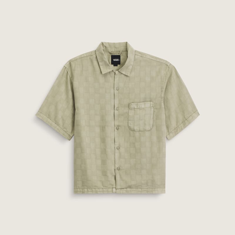 반 도렌 텐셀 체크 캠프 반소매 셔츠