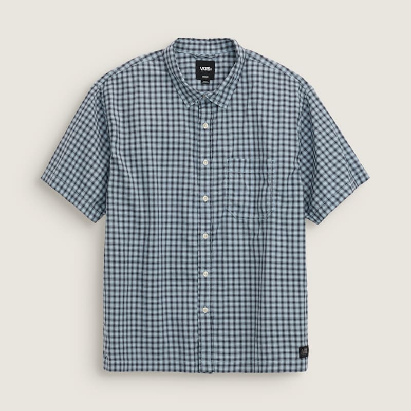 락스퍼 미니 플래드 반소매 셔츠