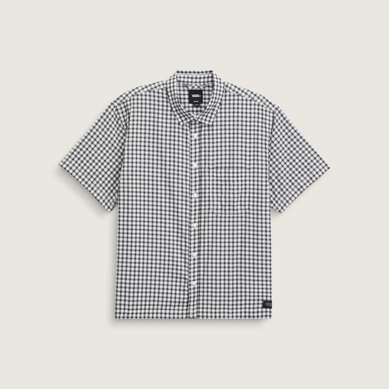 락스퍼 미니 플래드 반소매 셔츠