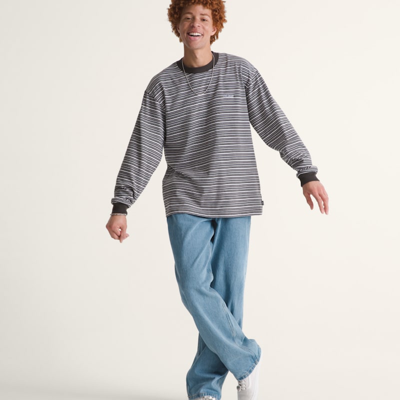 위즐리 스트라이프 긴소매 니트