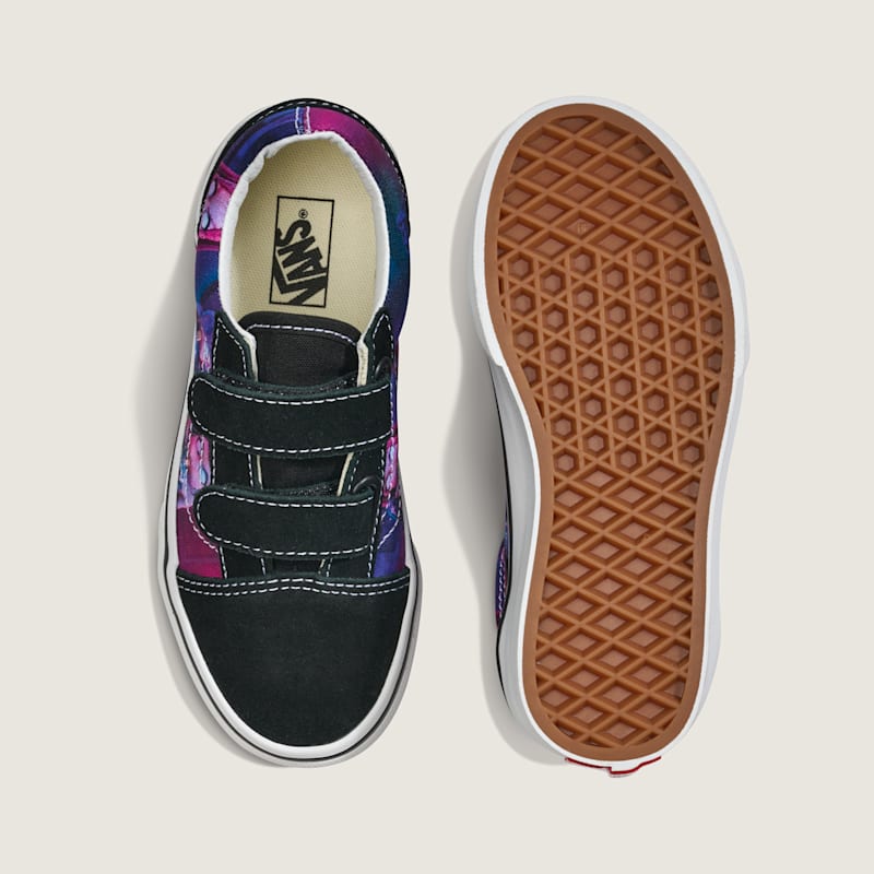 Vans x 케이팝 데몬 헌터스 키즈 올드스쿨 벨크로