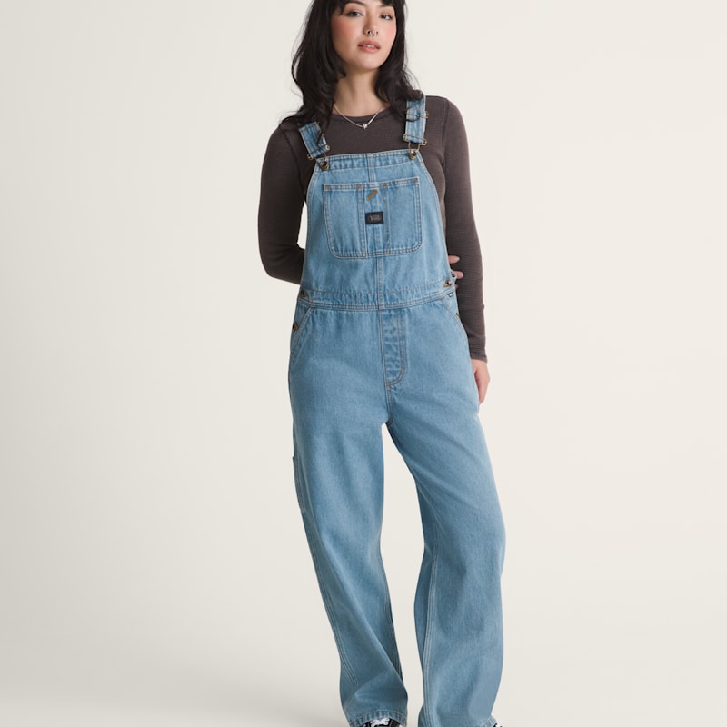 초어 데님 오버롤