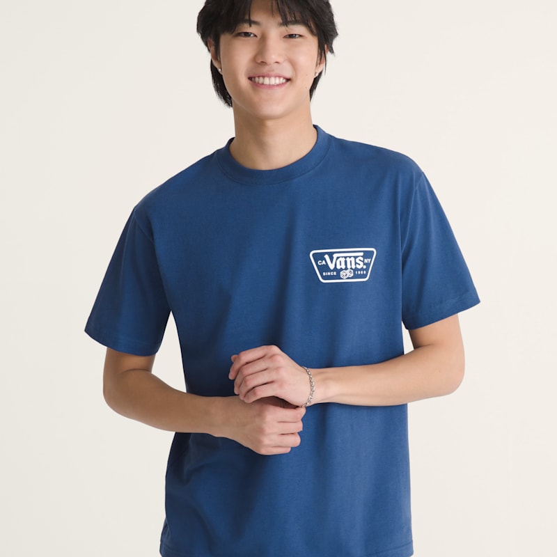 뉴 패치 반소매 티셔츠