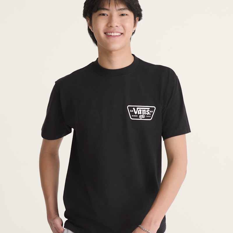 뉴 패치 반소매 티셔츠