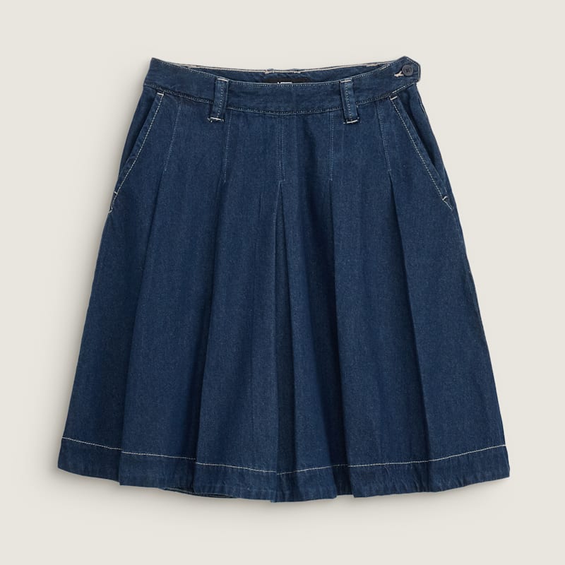 어센틱 치노 데님 스커트