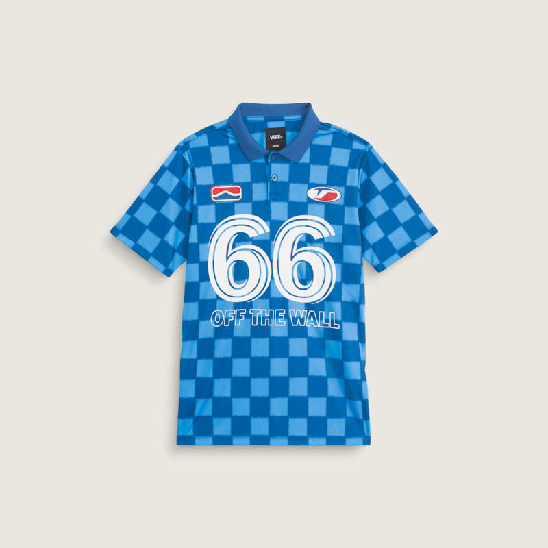 보이 해트 트릭 사커 반소매 폴로 저지