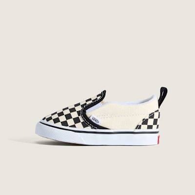 토들러 슬립온 벨크로 체커보드